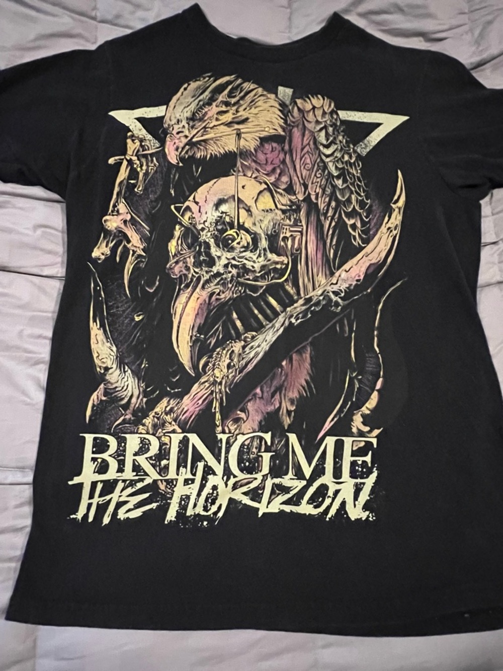 Bring Me The Horizon Mens:Medium T-Shirt Vintage Punk Rock T Shirt